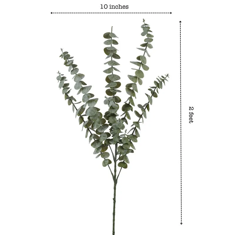 Artificial Realistic Eucalyptus Stick - Set Of Three media 7