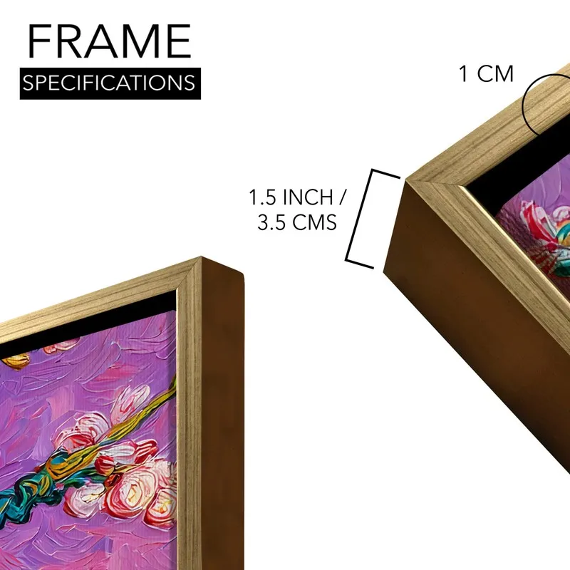 Pastel Canopy Canvas Wall Painting With Frame media 8