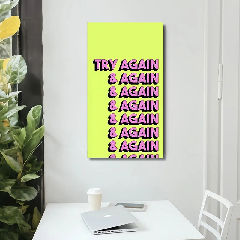 Try Again Wall Art media 1