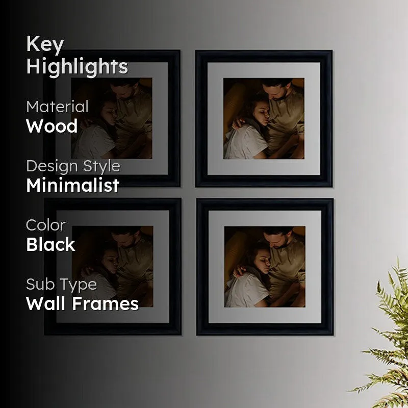 Triana Nuvo Photo Frame (Black) - Set Of Four media 2