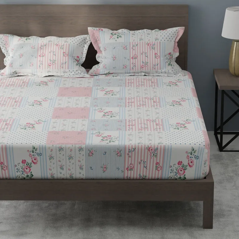 Petal Haven Single Microfiber Bedsheet - 120 GSM media 3