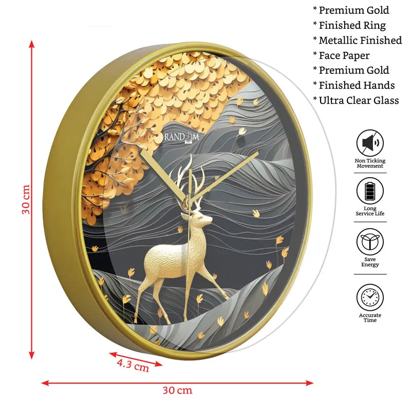 Priyan Sweep Silent Wall Clock media 5
