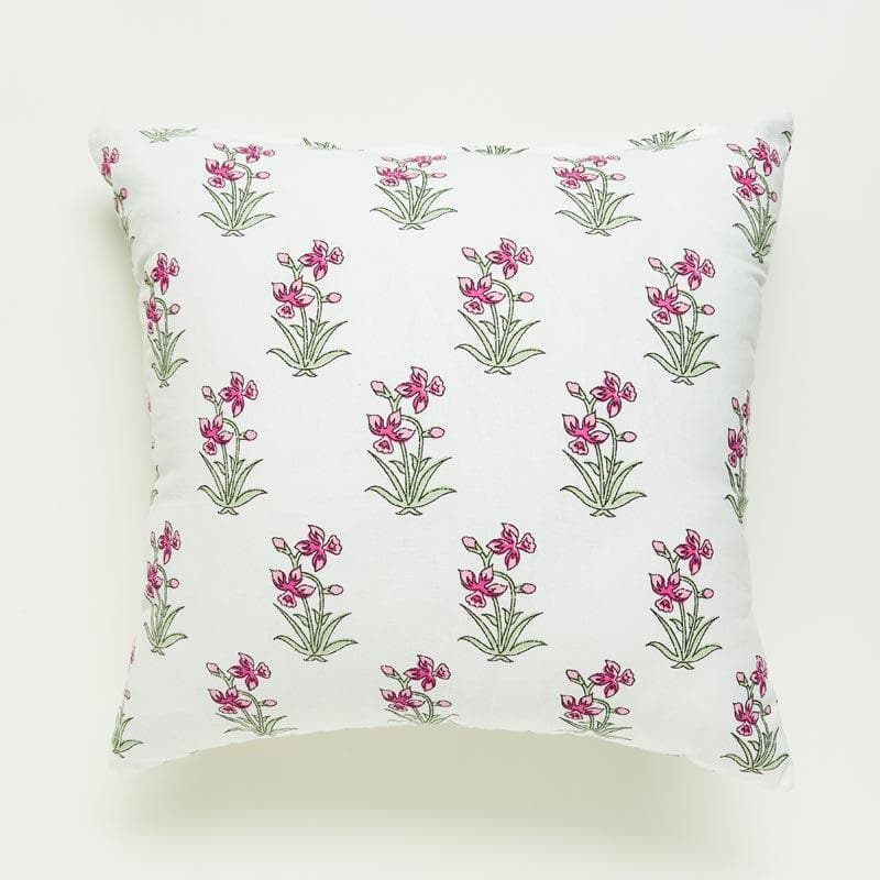Gulmohar Bagh Cushion Cover (Red) - Set Of Five media 3