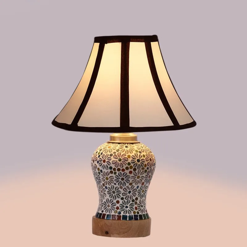 Santora Wooden Table Lamp - Multicolor media 6