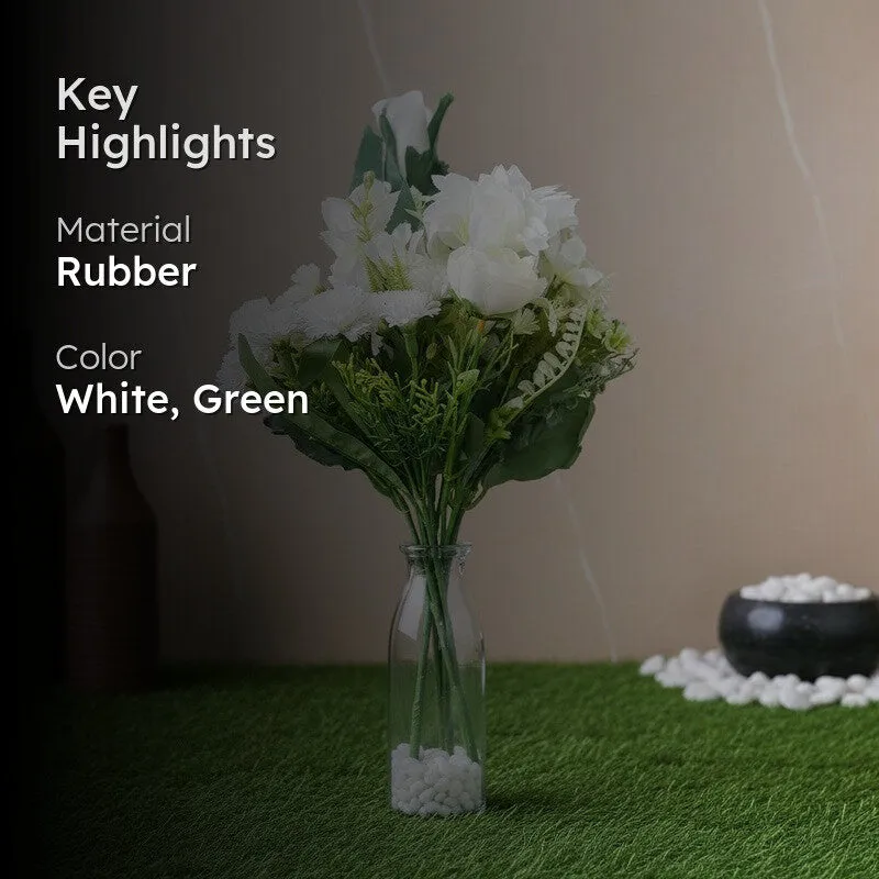Verdelle Artificial Flowers Bunch media 2