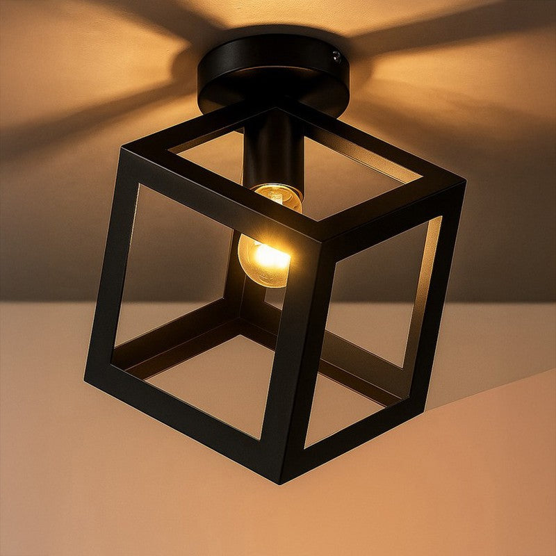 Cuboid Lit Ceiling Lamp