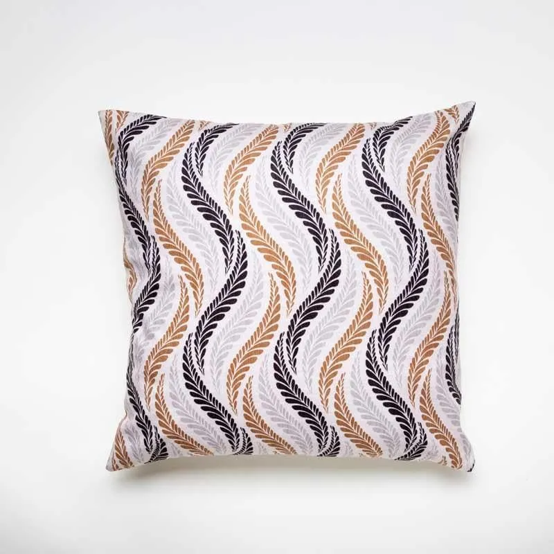Wavy Abstraction Printed Cushion Cover media 1