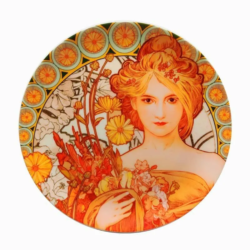 Fantasy by Mucha Decorative Plate media 4
