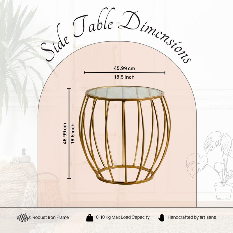 Merha Round Accent Table media 6