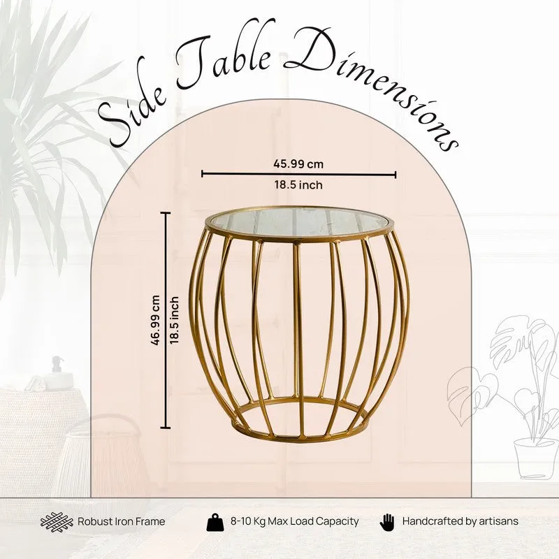 Merha Round Accent Table media 6