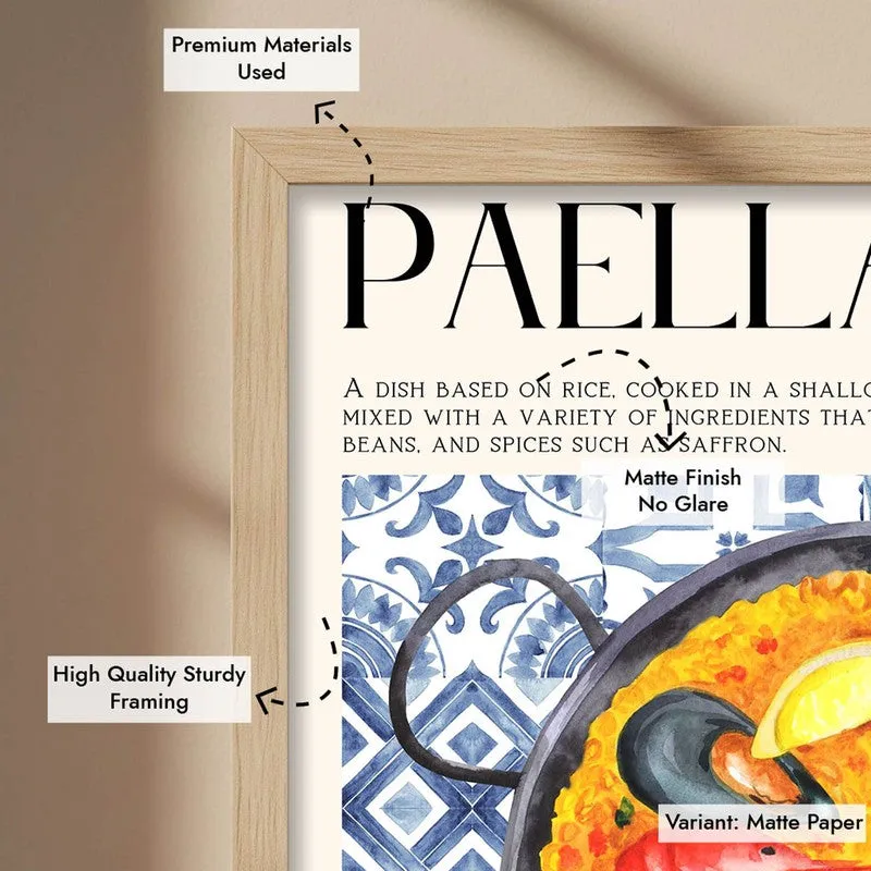 Paella Archival Canvas Wall Art - Brown media 8