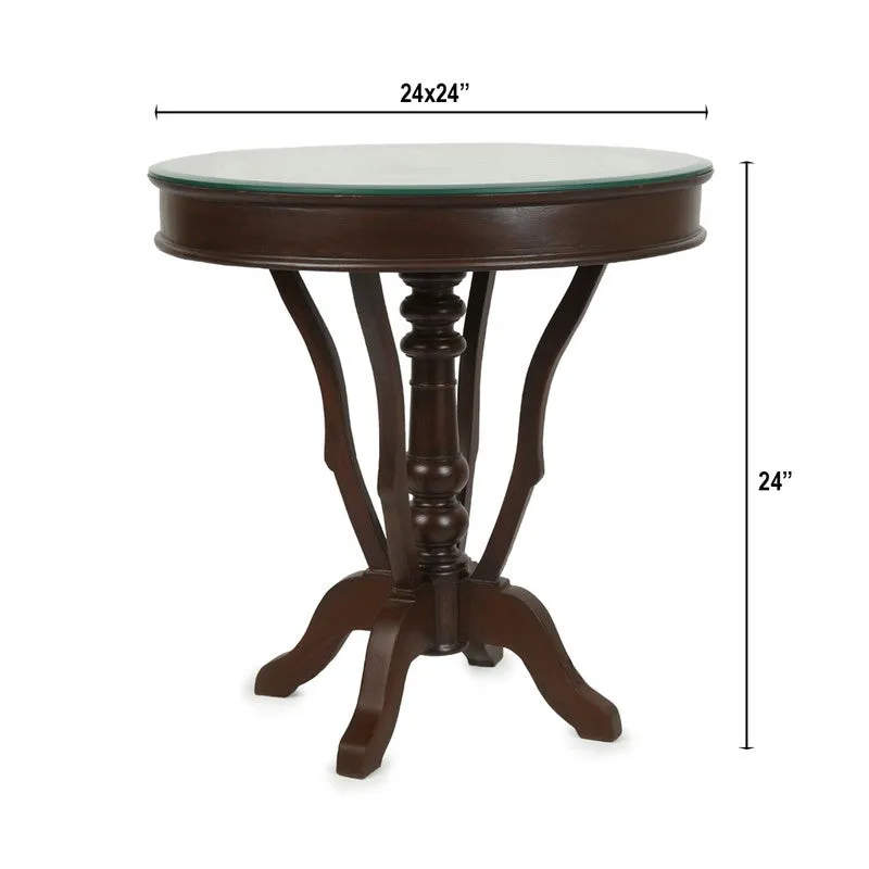 Kilm Pillar Teak Wood Side Table media 7