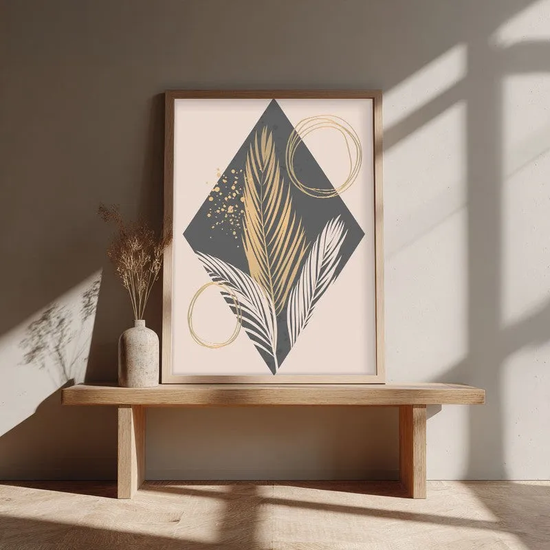 Botanic Bloomscape Archival Canvas Wall Art - Natural Brown Frame media 3