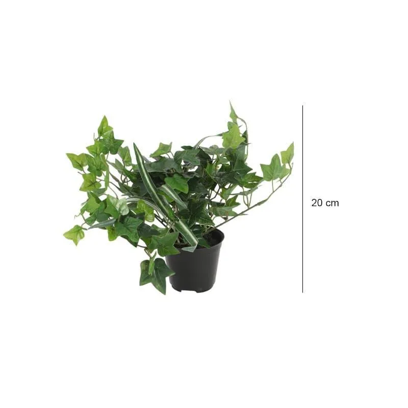 Faux Bonsai In Black Plastic Pot - 25 cms media 4