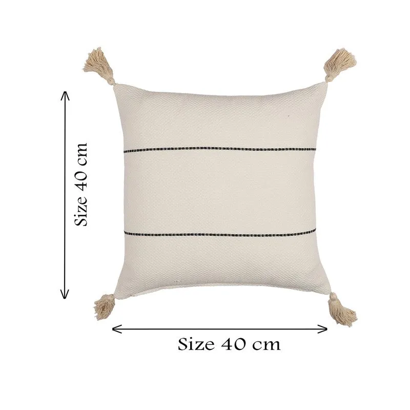 Sleek Line Cotton Cushion Cover - Set of Two media 6