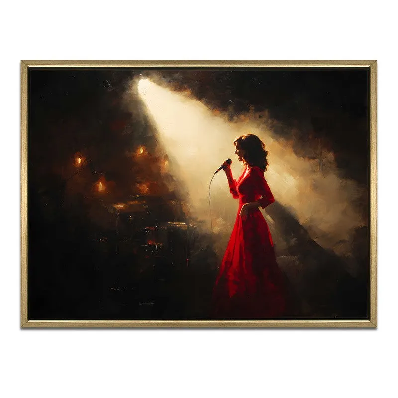 Cabaret Melody Canvas Wall Painting With Frame media 3