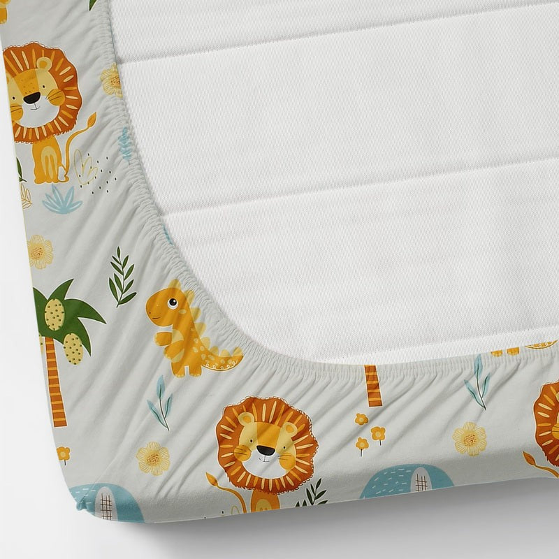 Madagascar Kids Microfiber Bedsheet (Off White) - 130 GSM media 4
