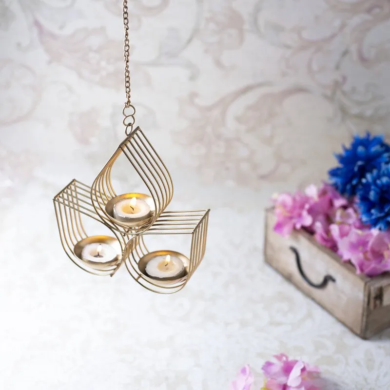 Three Eye Hanging Tealight Holder media 11