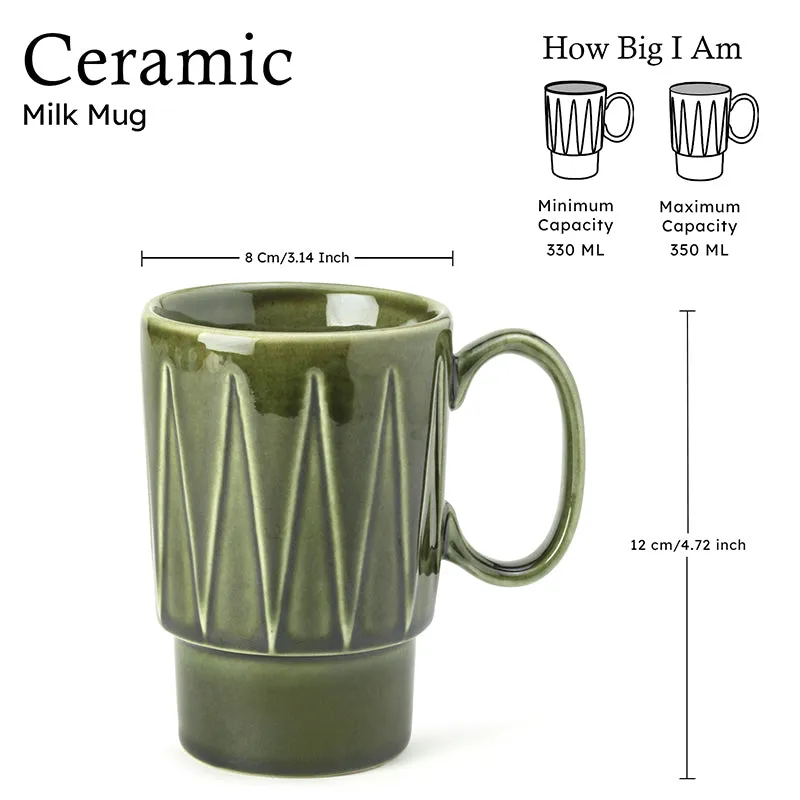 Kindred Ceramic Mug (Moss Green) - 350 mL media 6