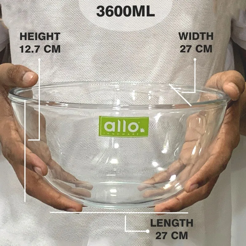 Whirza Glass Mixing Bowl - 3600 mL media 7
