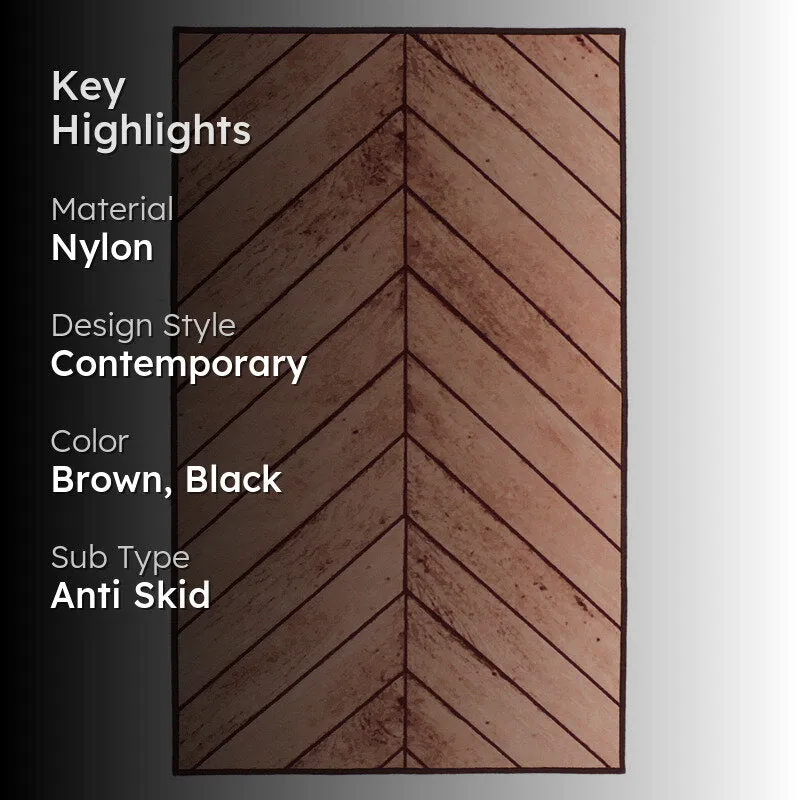 Diagonal Geometrica Anti-Skid Carpet media 2