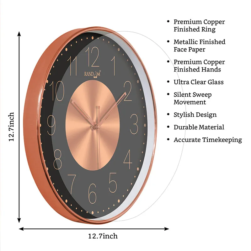 Timeless Grace Plastic Analog Wall Clock media 8