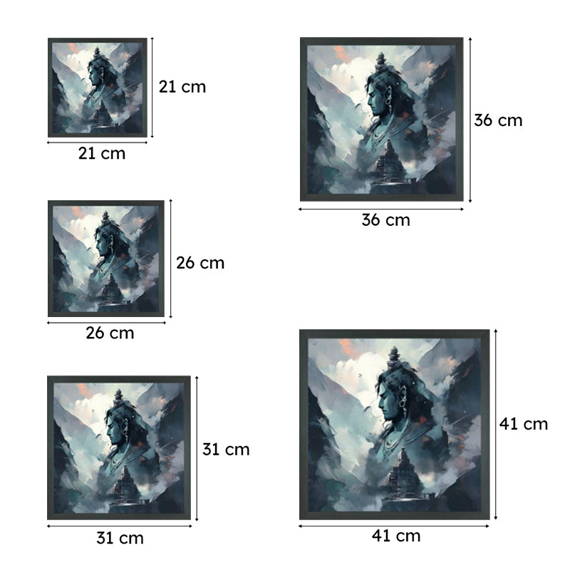 Divine Rudra Canvas Wall Art media 6