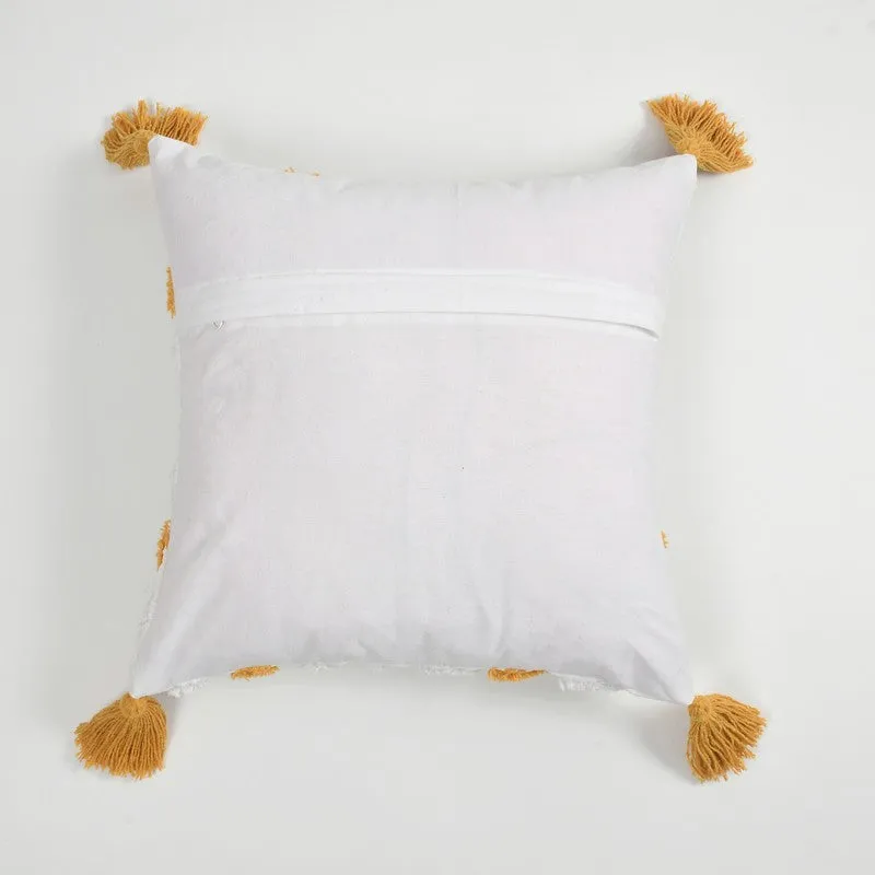 Kasper Chroma Tufted Cushion Cover (Yellow) - Set Of Two media 6