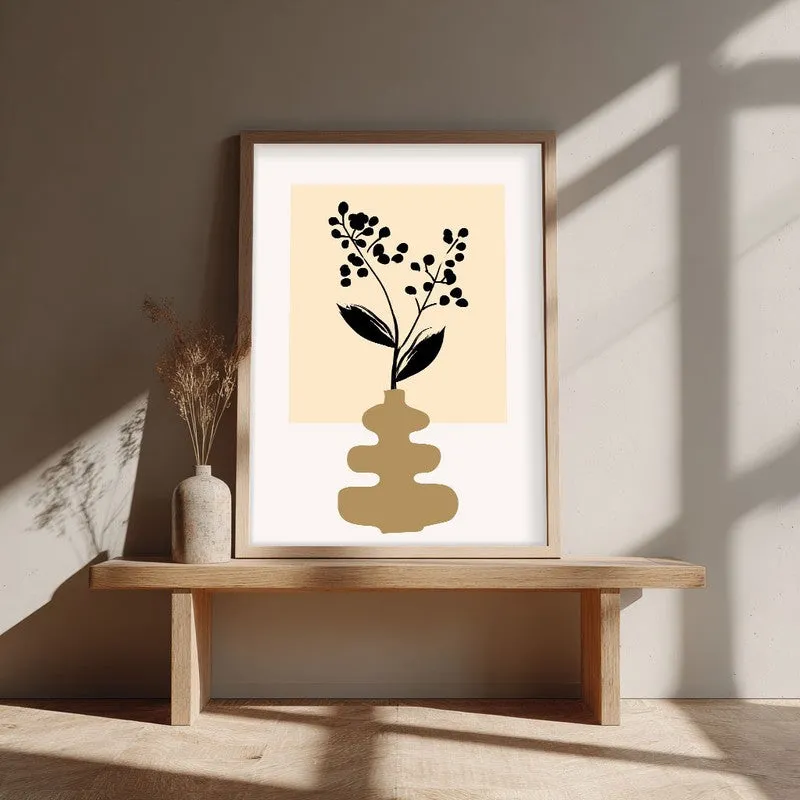 Harmona Canvas Wall Painting With Brown Frame media 4
