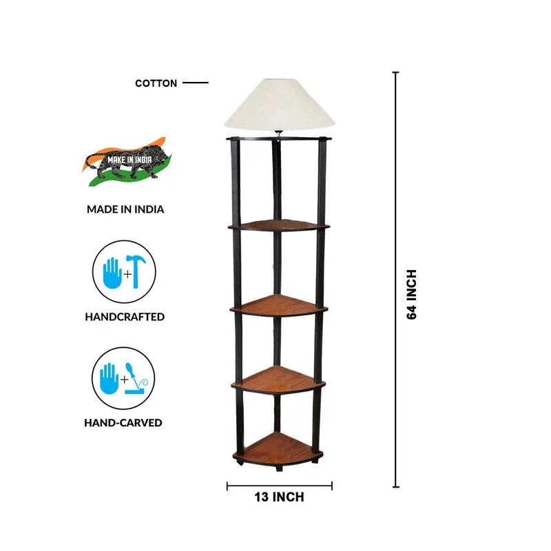 TriSilk Shelf Floral Lamp (White) media 7