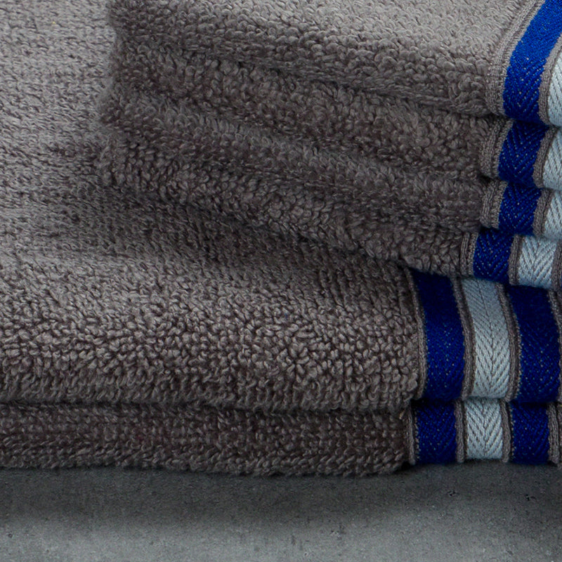 Nautica Dove Down Cotton Towel Set (Grey) - Set Of Six media 5