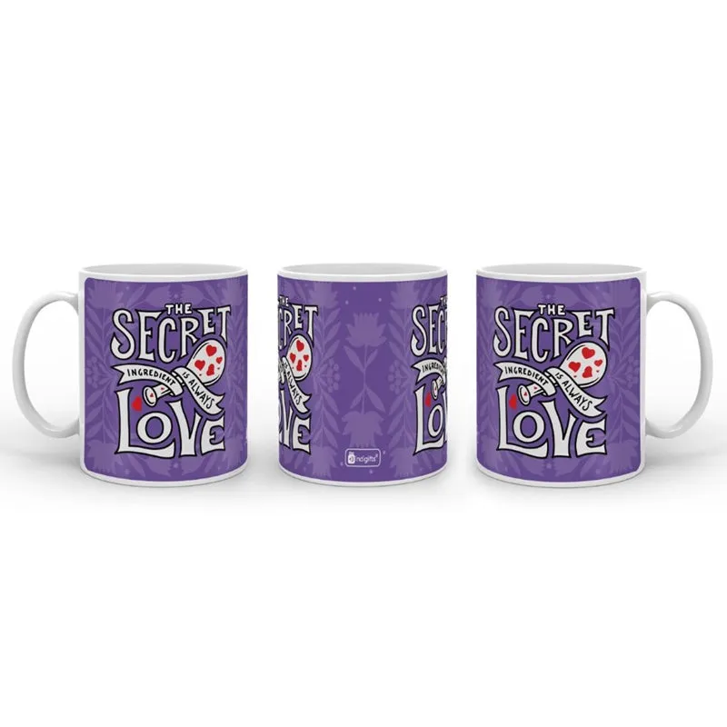 The Secret Ingredient Purple Cushion Cover & Mug (300 ML) - Two Piece Set media 4