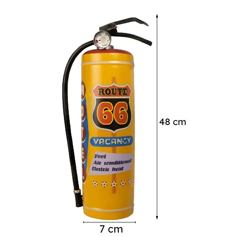 Motel Route 66 Extinguisher Metal Wall Accent media 6