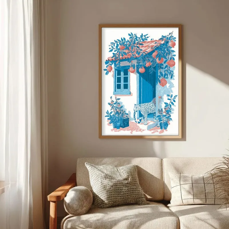 Orchard Whim Canvas Wall Painting - Brown Frame media 6