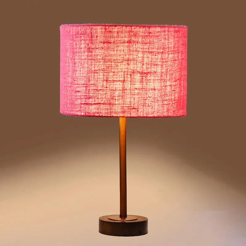 Sienna I Rodin Wooden Table Lamp - Pink,Copper,Brown media 6