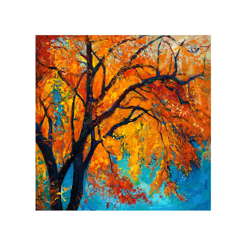 Autumn Tree Wall Painting media 5