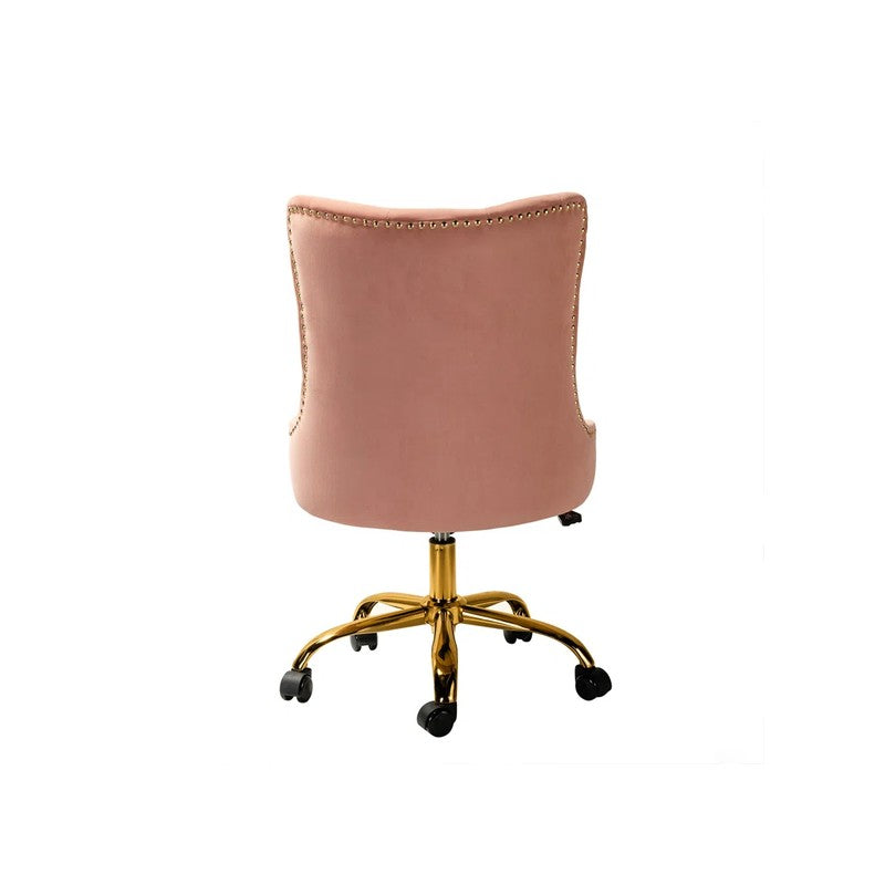 Seatra Neem Wood Office Chair - Pink media 5