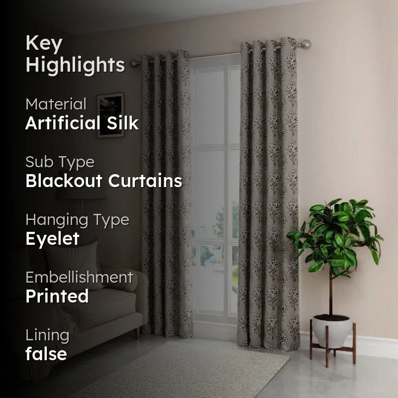 Dipara Floral Curtain - Set Of Two media 2