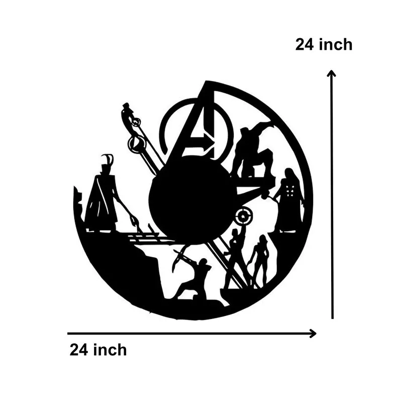 Avengers Power Iron Wall Accent - 4