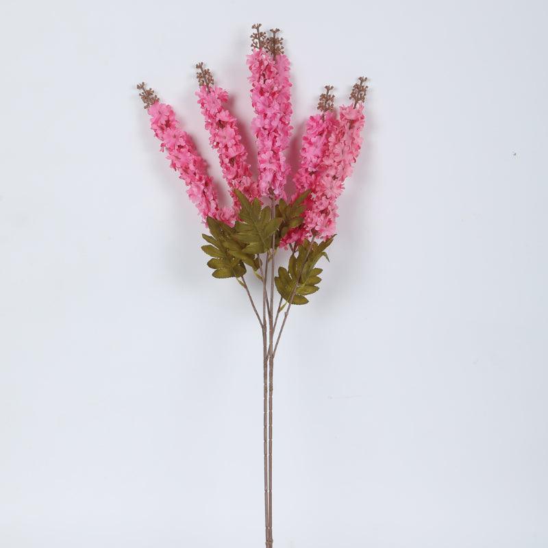 Faux Lily Larkspurs Bloom Bunch (Dark Pink) - Set Of Three media 4