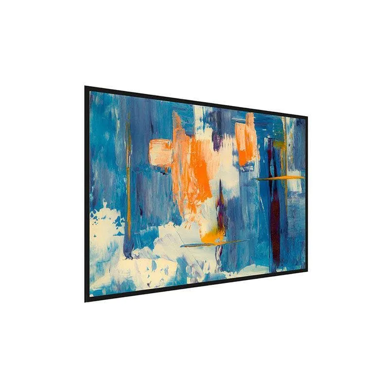 Abstract Reflections Canvas Wall Painting - Black Frame media 3