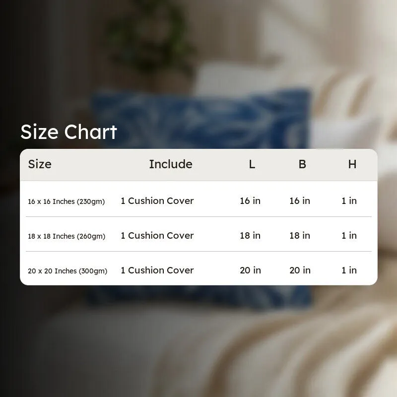 PetalReverie Cushion Cover - Blue media 7