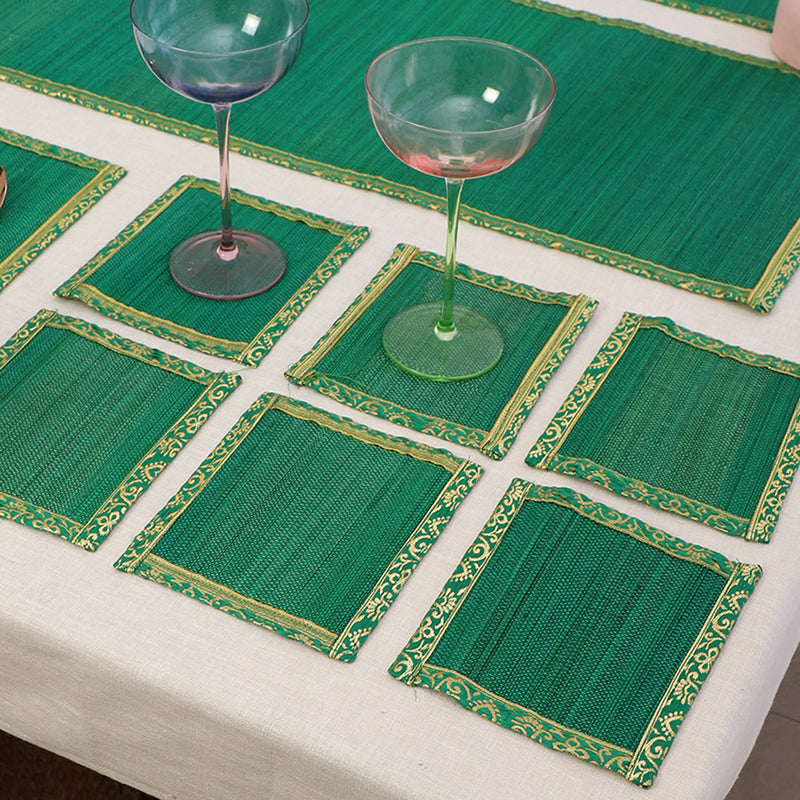 Eco Sip Bamboo Kitchen Linen Set (Green) - Thirteen Piece Set media 3