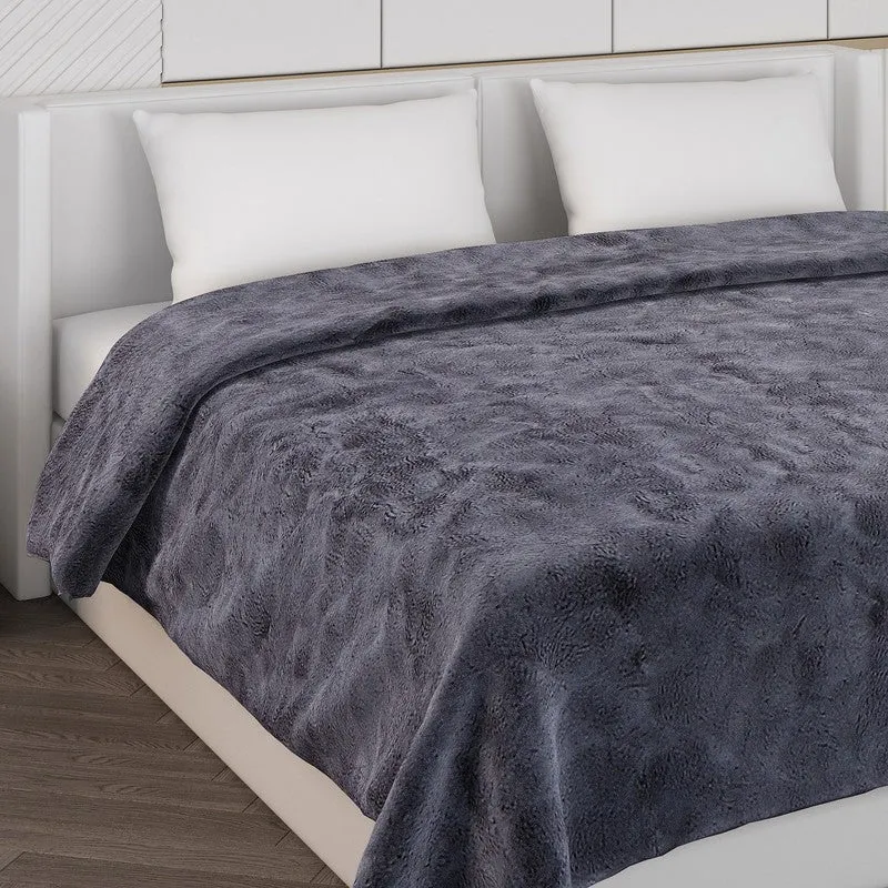 Monte Carlo Azure Bliss Blanket (Grey) - 852 GSM media 4