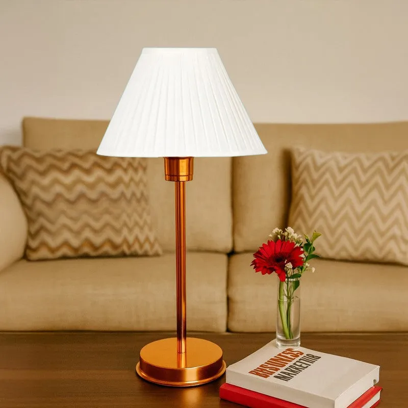 Kavira Leno Metal Table Lamp - OffWhite media 4