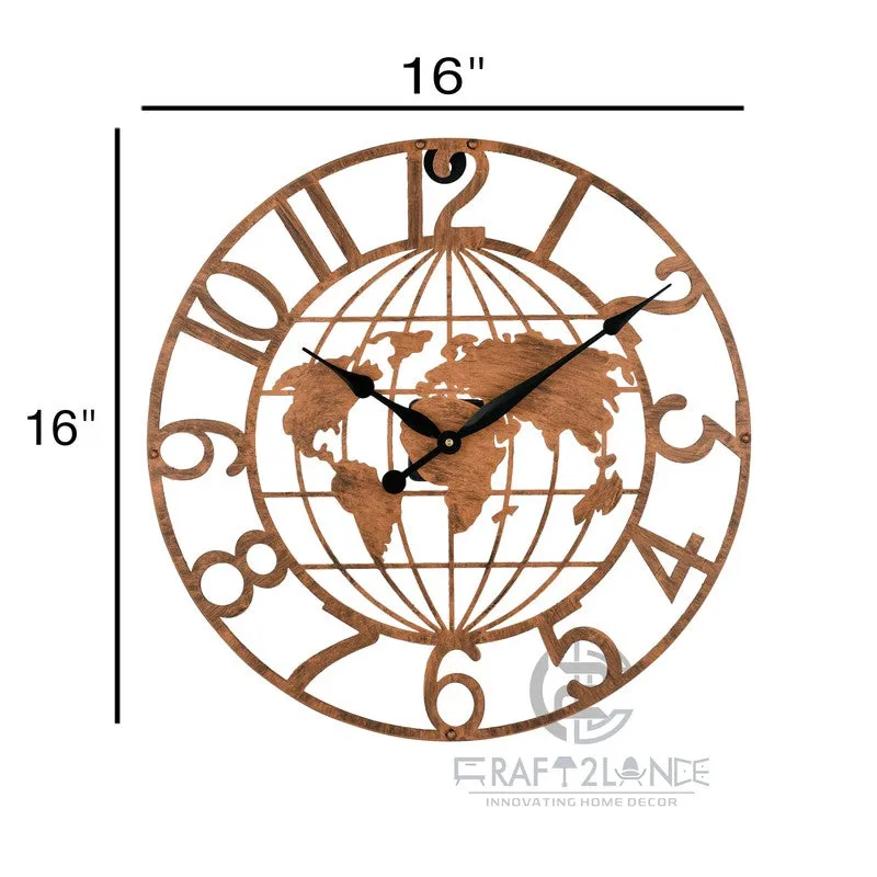 Bezel Silent Wall Clock - Bronze media 7