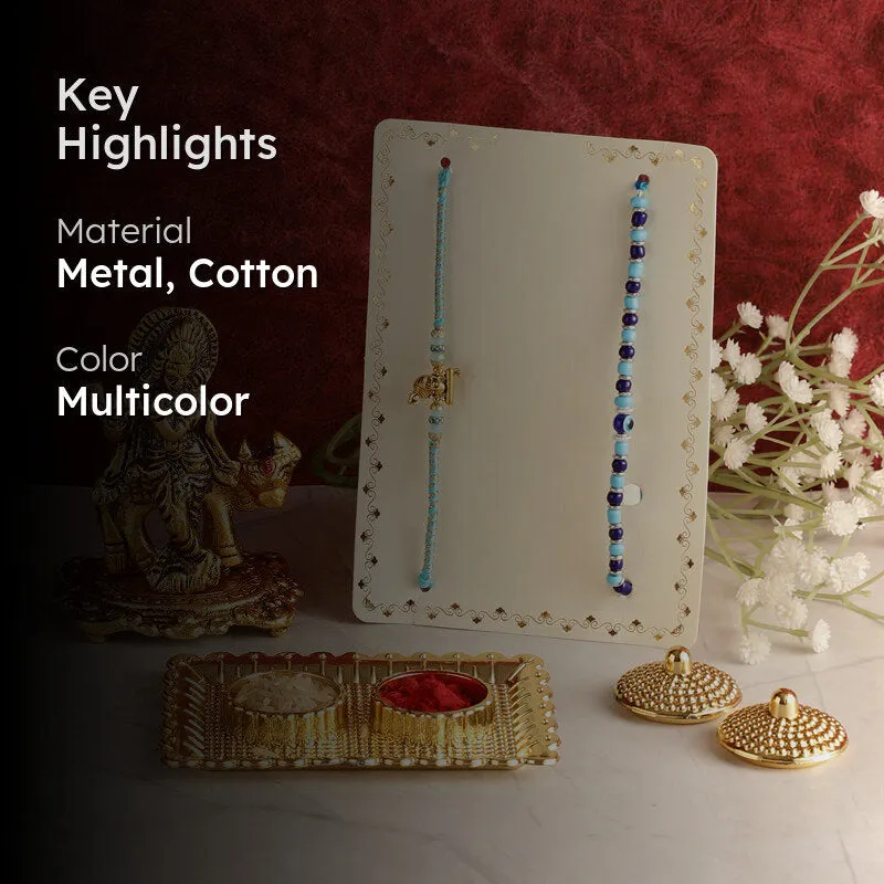 Divine Krishna Rakhi Hamper media 2