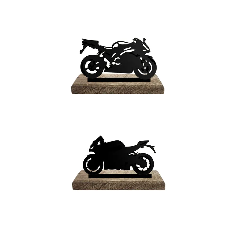 Motohead Silhouettes Showpiece - Set Of Two media 6