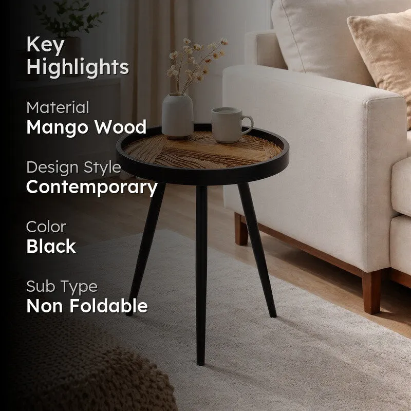 Norwell Mango Wood Side & Bedside Tables media 2