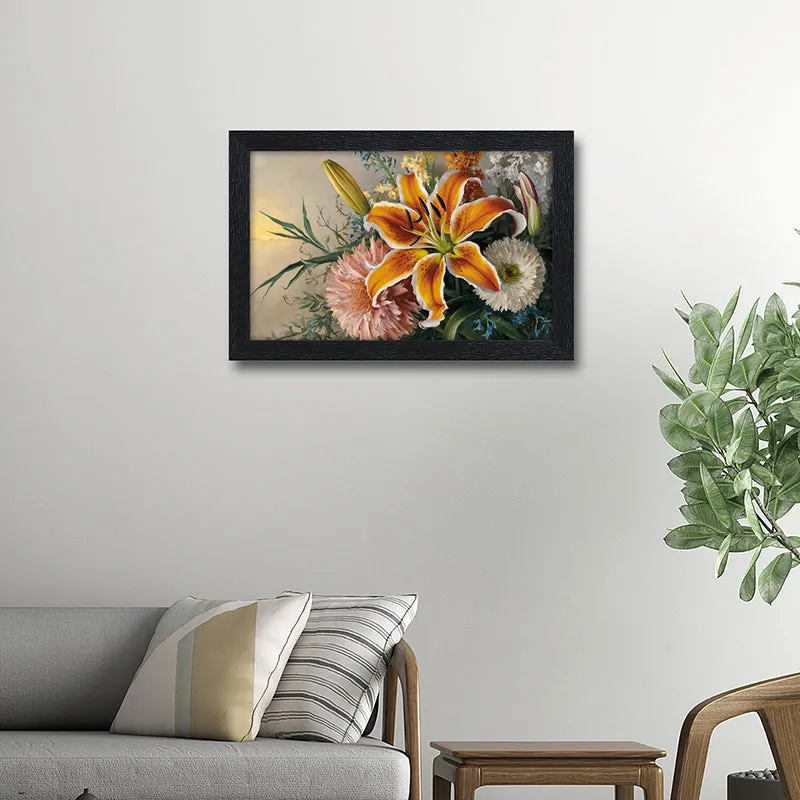 Oriental Lily Wall Painting media 1